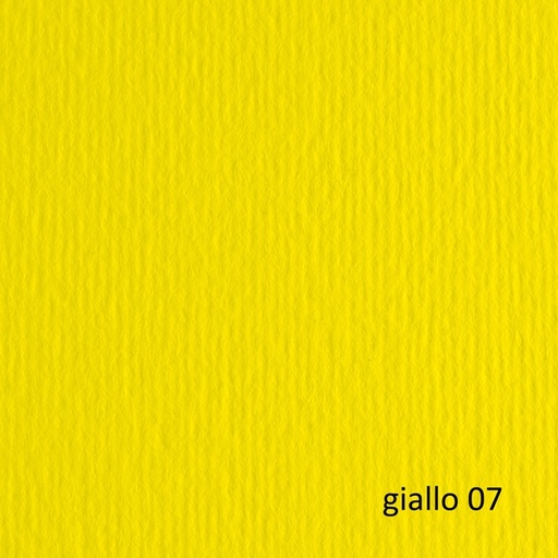 [D46492] BLISTER 20FG CARTONCINO 50X70 220GR GIALLO 107 FABRIANO ELLE ERRE