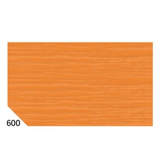 [D46551] 10RT CARTA CRESPA ARANCIONE 600 (50X250CM) 48gr/m² Rex Sadoch