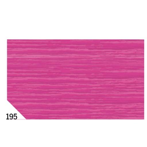 [D46555] 10RT CARTA CRESPA FUCSIA 195 (50X250CM) 48gr/m² Rex Sadoch