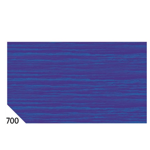 [D46558] 10RT CARTA CRESPA BLU 700 (50X250CM) 48gr/m² Rex Sadoch