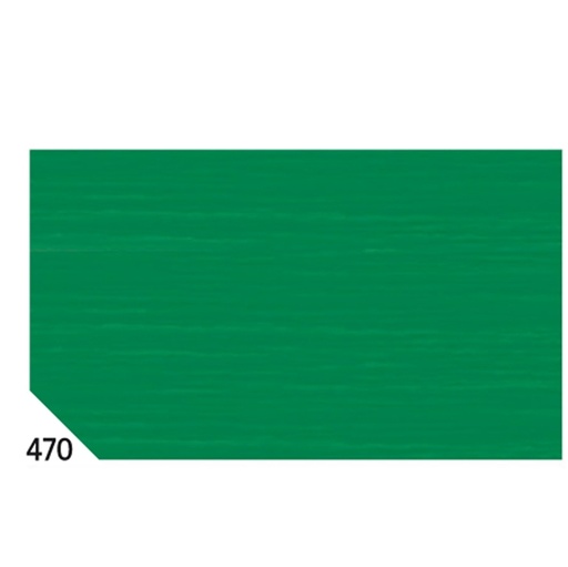 [D46562] 10RT CARTA CRESPA VERDE BANDIERA 470 (50X250CM) 48gr/m² Rex Sadoch