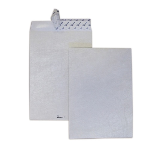 [D47507] 100 BUSTE A SACCO TYVEK 250X353MM 55GR C/STRIP