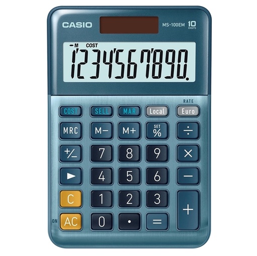 [D47525] Calcolatrice da tavolo compatta MS-100EM Casio