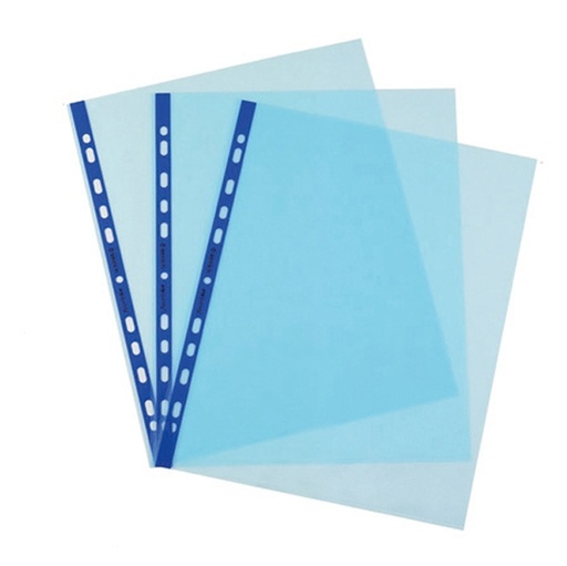 [D47969] 25 Buste forate Pstel 22x30 azzurro liscio Favorit