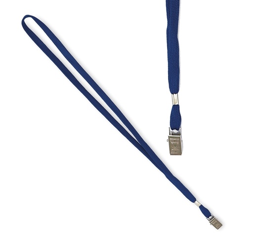 [D48304] 100 CORDONCINI BLU PER PORTANOME 49X1CM ART.31-093