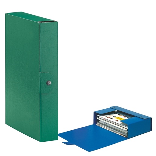 [D48348] Scatola progetto C26 25x35cm dorso 6 verde ESSELTE