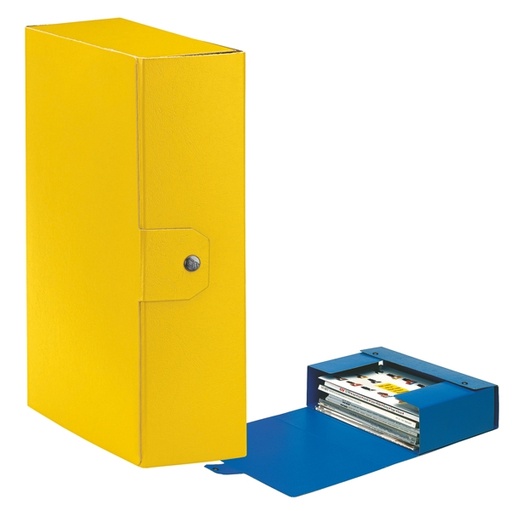 [D48354] Scatola progetto C30 25x35cm dorso 10 giallo ESSELTE