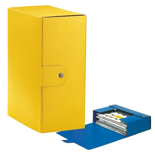 [D48358] Scatola progetto C35 25x35cm dorso 15 giallo ESSELTE