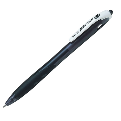 [D48444] PENNA SFERA SCATTO REXGRIP BEGREEN 0.7MM NERO PILOT