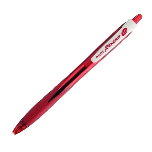 [D48449] PENNA SFERA SCATTO REXGRIP BEGREEN 1.0MM ROSSO PILOT