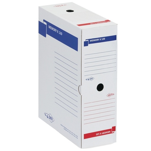 [D49403] Scatola archivio MEMORY X120 25x35cm dorso 12cm SEI ROTA