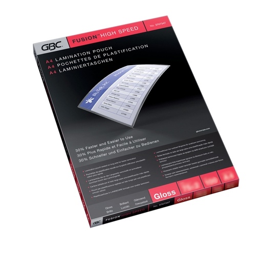 [D50143] Scatola 100 pouches 2x125mic 216x303mm A4 HighSpeed GBC