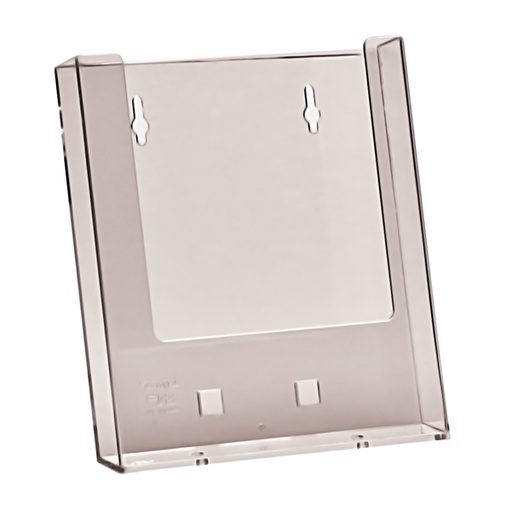 [D50844] PORTA DEPLIANT A5 DA PARETE TRASPARENTE