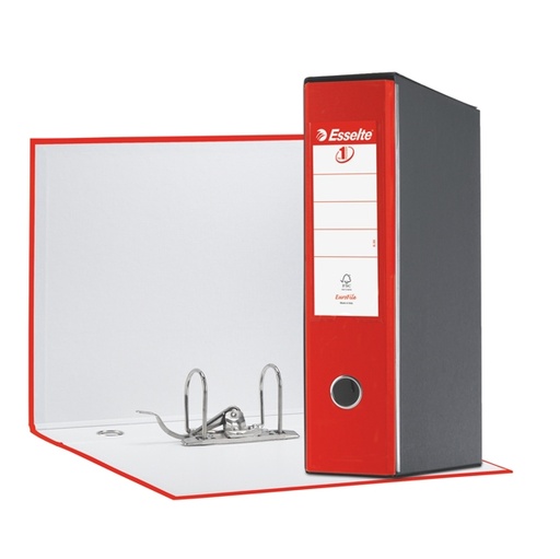 [D50914] Registratore EUROFILE G55 rosso dorso 8cm f.to protocollo ESSELTE