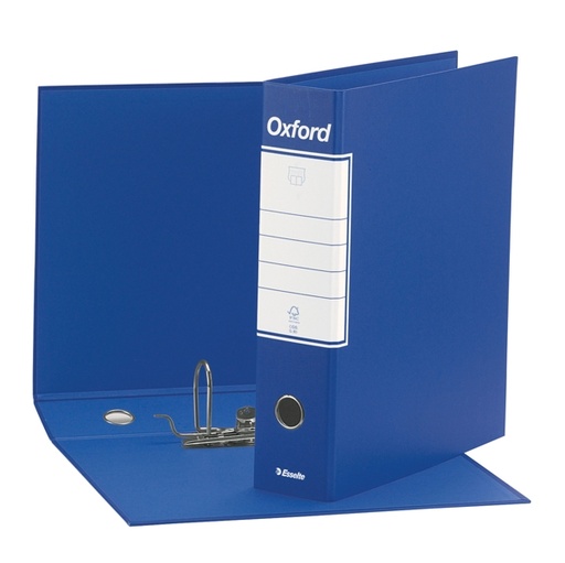 [D50926] Registratore OXFORD G83 blu dorso 8cm f.to commerciale ESSELTE