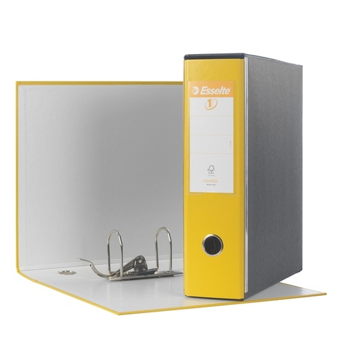 [D50952] Registratore EUROFILE G53 giallo dorso 8cm f.to commerciale ESSELTE