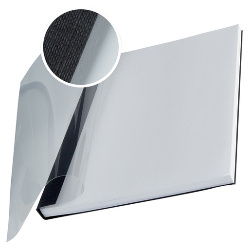 [D51054] SCATOLA 10 COPERTINE IMPRESSBIND 7MM NERO FLESSIBILE