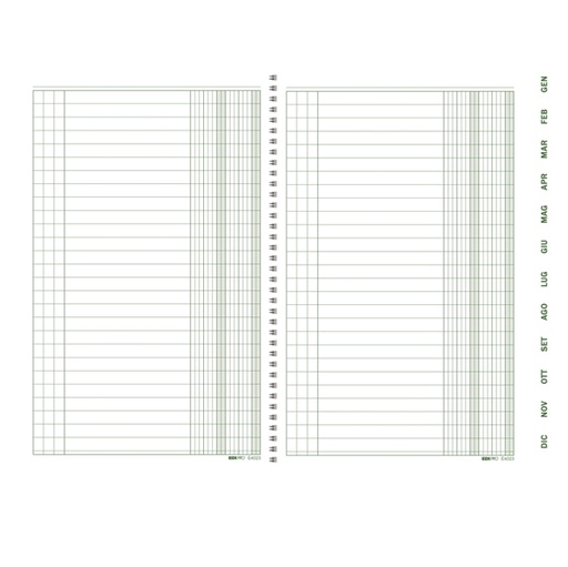 [D51127] Scadenzario spiralato gen-dic 24x17cm 36+12 fg E4023 Edipro