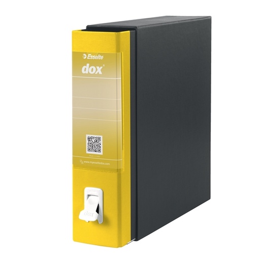 [D51235] Registratore New Dox 1 giallo dorso 8cm f.to commerciale Esselte