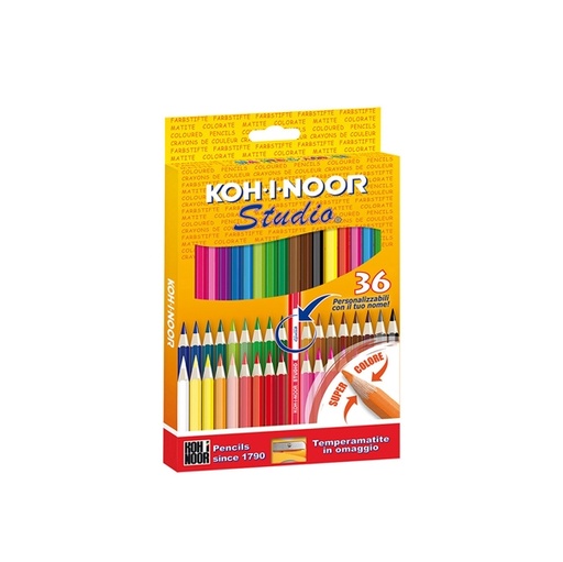 [D51328] Astuccio 36 matite colorate Studio Koh.I.Noor