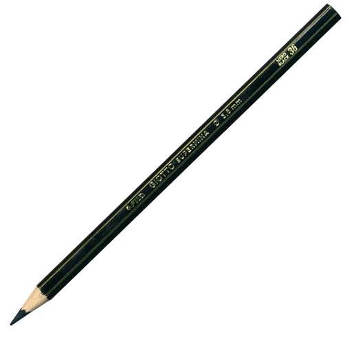 [D51686] Pastello Giotto Supermina monocolore nero 36