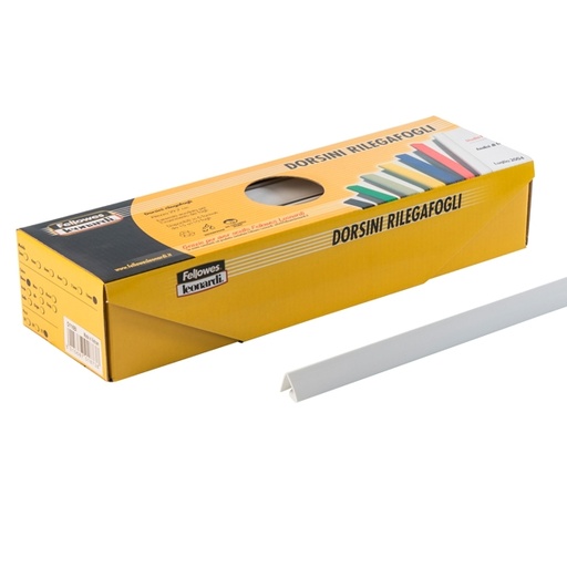 [D53410] SCATOLA 25 DORSETTI 16MM BIANCO TRIANGOLARE