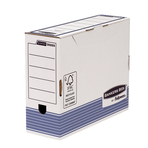 [D56583] SCATOLA ARCHIVIO A4 DORSO 100MM BANKERS BOX SYSTEM