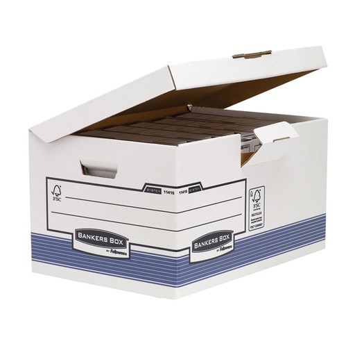[D56587] SCATOLA ARCHIVIO C/COPERCHIO A RIBALTA BANKERS BOX SYSTEM