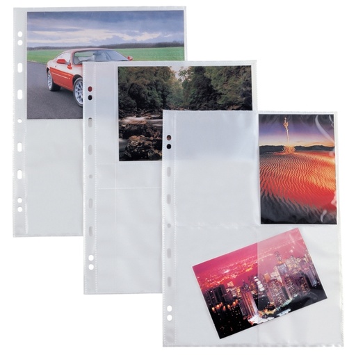 [D56680] 10 buste forate ATLA F 10x15cm-8 foto SEI ROTA