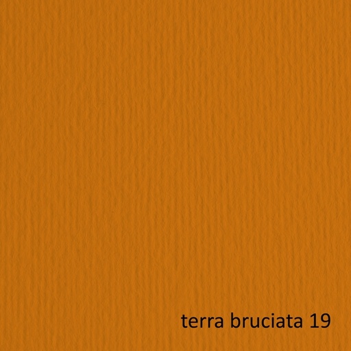 [D56686] BLISTER 20FG CARTONCINO 50X70 220GR TERRA BRUCIATA 19 FABRIANO ELLE ERRE