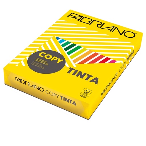 [D57167] CARTA COPY TINTA A4 80GR 500FG COL.FORTI GIALLO
