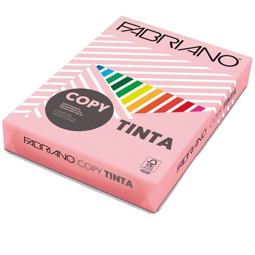 [D57184] Carta Colorata COPY TINTA A4 80GR 500FG COL.TENUE CIPRIA / ROSA