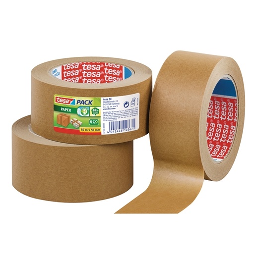 [D57554] NASTRO ADESIVO 50MTX50MM IN CARTA DA IMBALLO ECOLOGO TESA