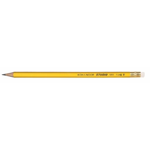 [D57670] SCATOLA 12 MATITE STUDIO H555T C/GOMMINO HB KOH.I.NOOR