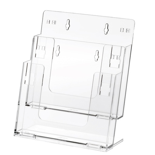 [D57752] PORTADEPLIANT COMPONIBILI 2 TASCHE A4 DA BANCO E PARETE ART.5027