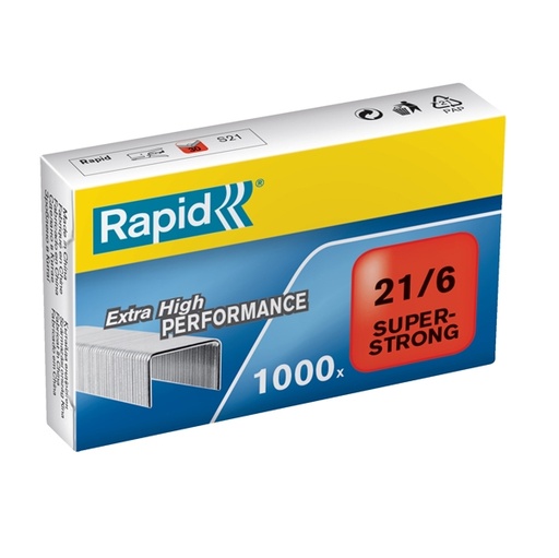 [D57824] Scatola 1000 punti SUPER STRONG RAPID 21/6 (6/6)