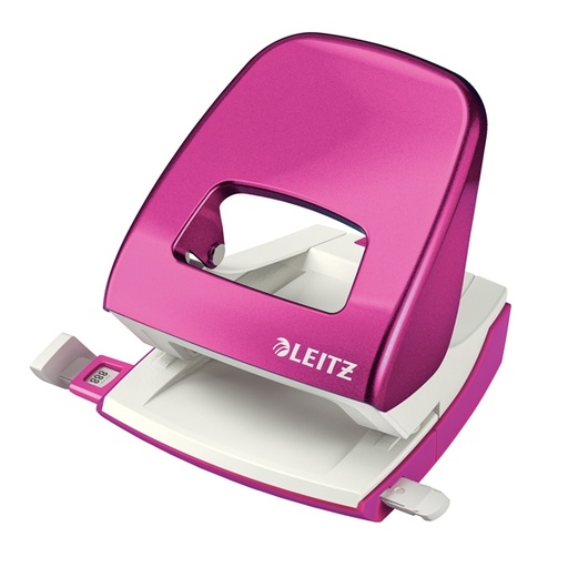 [D58530] Perforatore 2 fori 5008 WOW fucsia metal max 30fg LEITZ