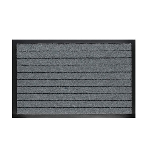 [D60971] ZERBINO ASCIUGAPASSI ALASKA 60X90CM GRIGIO VELCOC