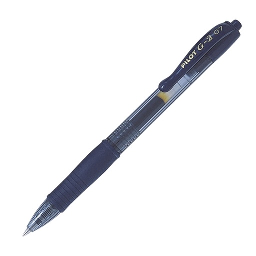 [D61011] PENNA SFERA GEL SCATTO G-2 BLACK-BLU 0.7MM PILOT