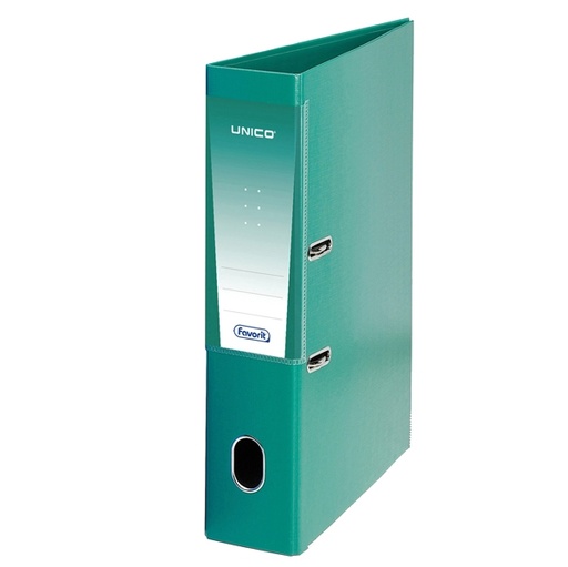 [D61573] Registratore Unico Rado s/custodia verde dorso 8cm f.to protocollo Favorit
