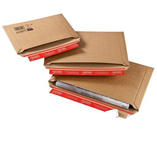 [D61733] BUSTA C4+ IN CARTONE F-WAVE 360X250X50MM CP015 C4 COLOMPAC