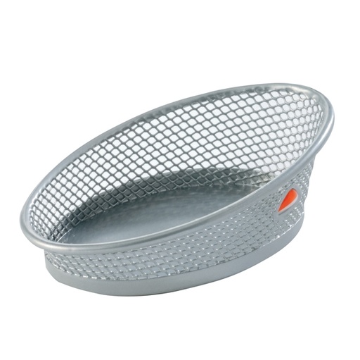 [D61904] Portafermagli MESH in rete metallica argento ALBA