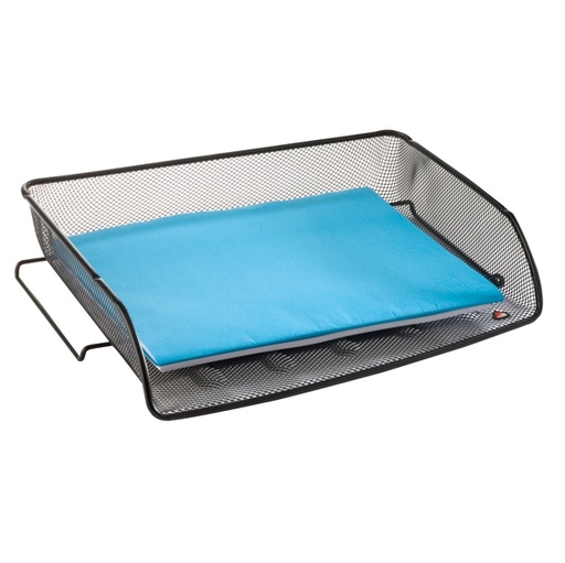 [D61917] PORTACORRISPONDENZA MESH IT NERO IN RETE METALLICA ALBA