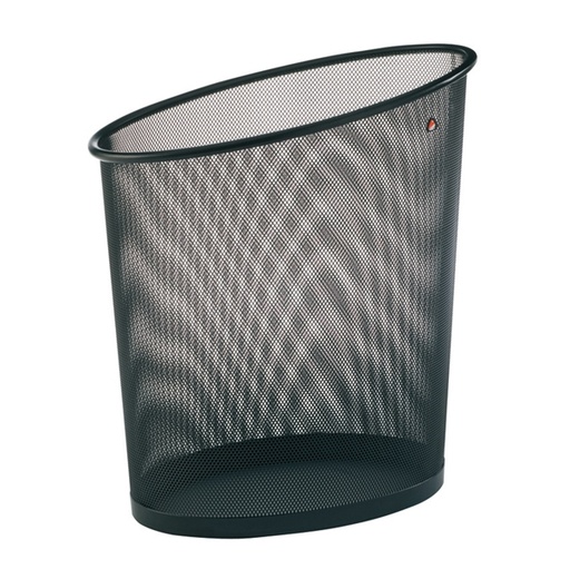 [D61921] Cestino gettacarte 18lt MESH in rete metallica nero ALBA