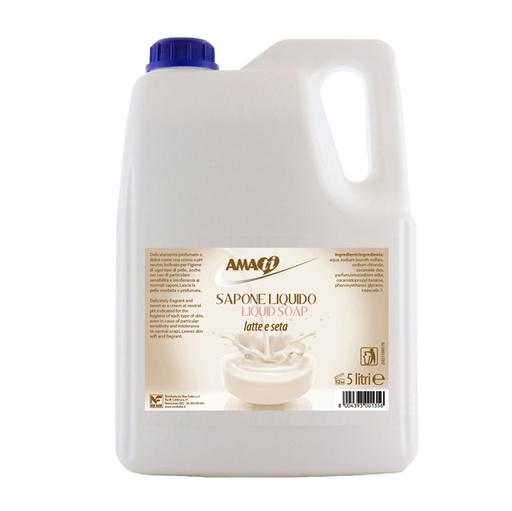 [D62201] DETERGENTE LIQUIDO MANI LATTE 5 LITRI