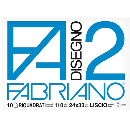 [D63078] ALBUM P.M. FABRIANO2 (24X33CM) 10FG 110GR LISCIO SQUADRATO