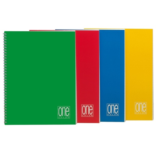 [D63110] QUADERNO A5 SPIRALATO 5mm s/fori 80gr 60fg ONE COLOR BLASETTI