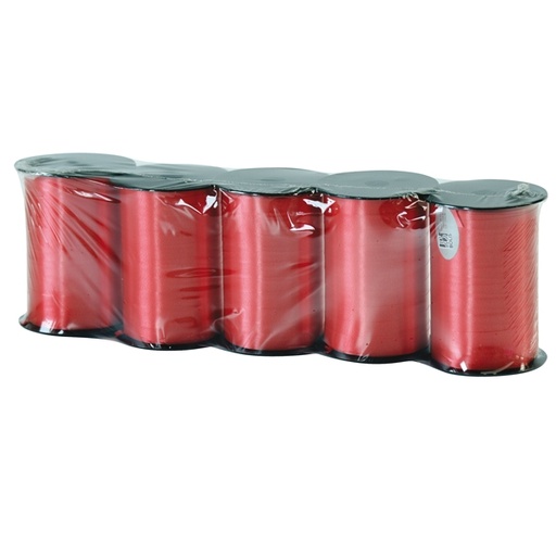 [D63480] ROCCA NASTRO SPLENDENE 10MMX250MT ROSSO 30 BOLIS