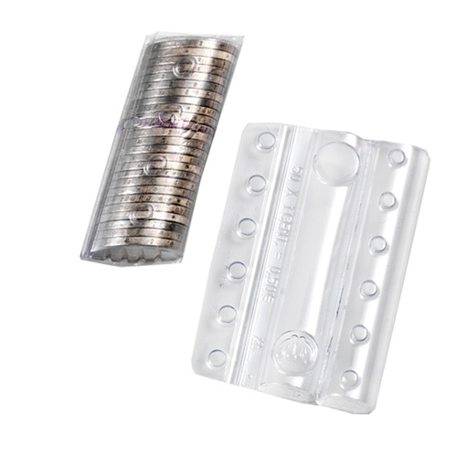 [D66438] SACCHETTO DA 100 BLISTER PORTAMONETE 1 CENT