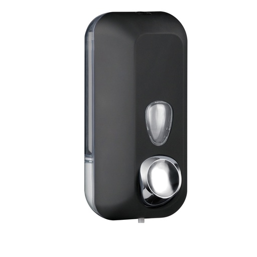[D67393] Dispenser sapone liquido 0,55lt nero Soft Touch
